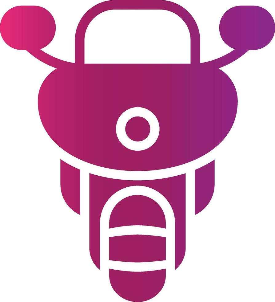 Motorbike Creative Icon Design vector