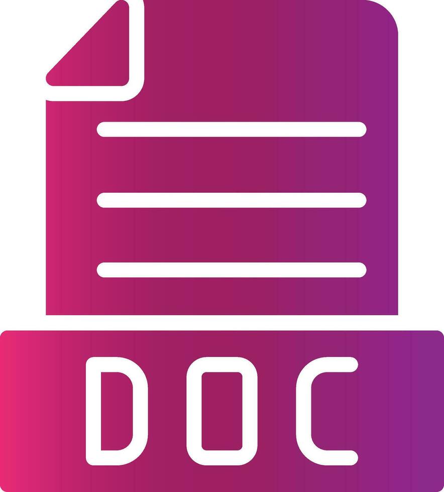 Doc Creative Icon Design vector