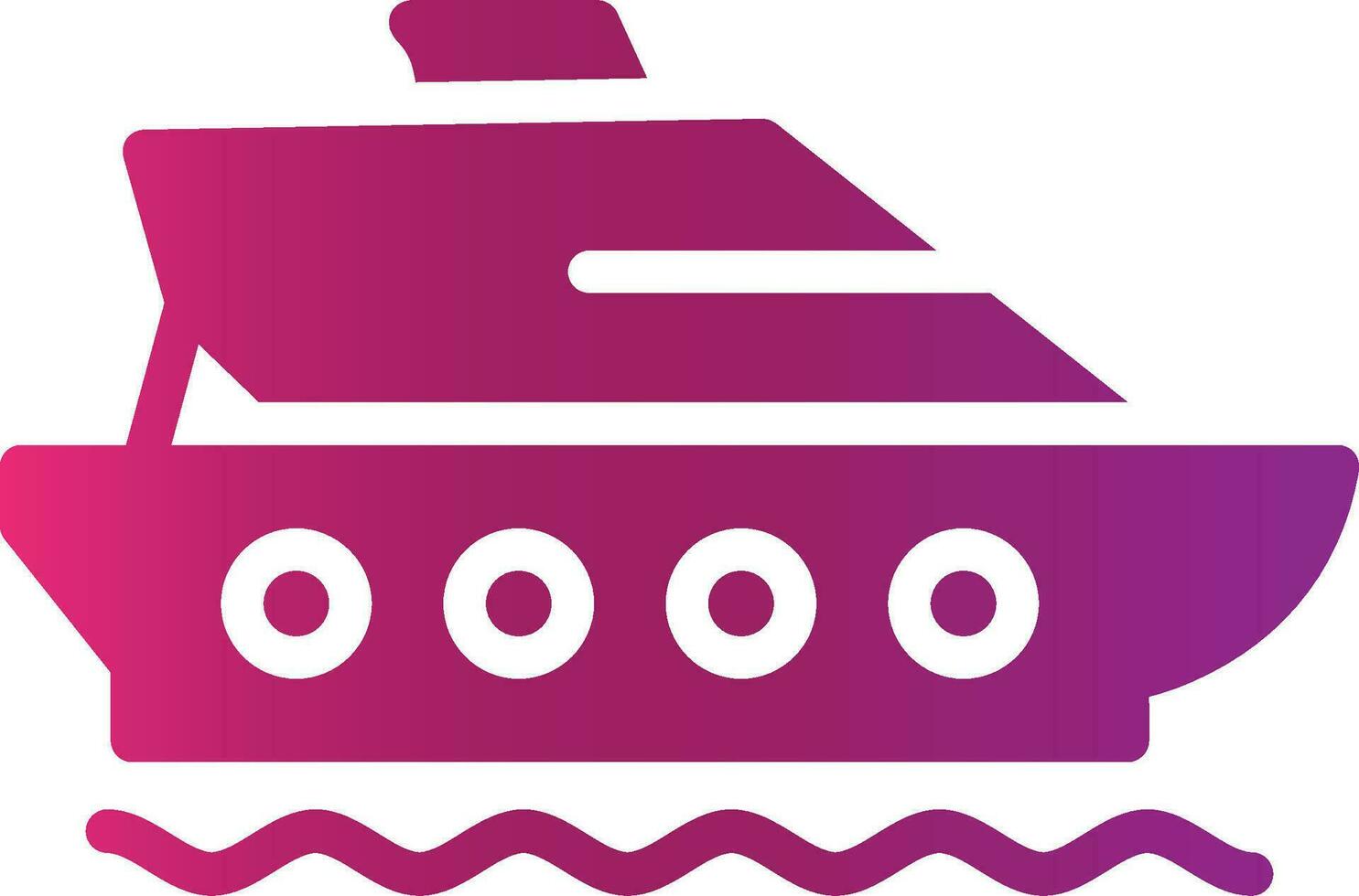 diseño de icono creativo de barco vector