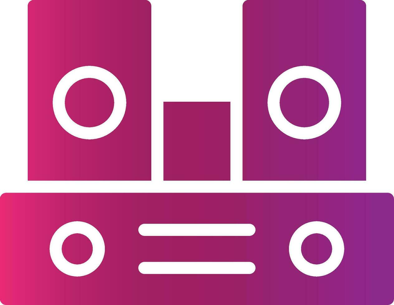 Glyph Gradient Design vector