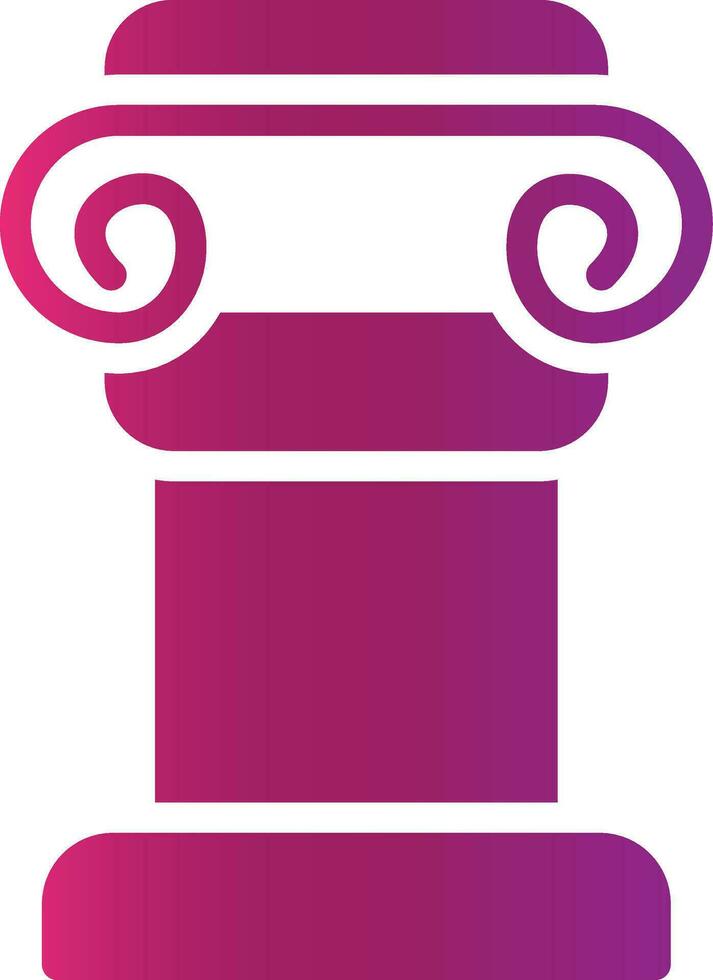 Glyph Gradient Design vector