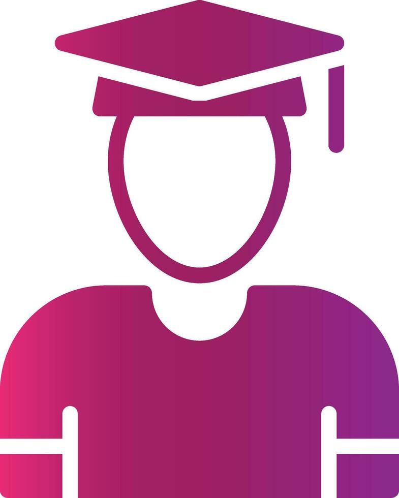 diseño de icono creativo graduado vector