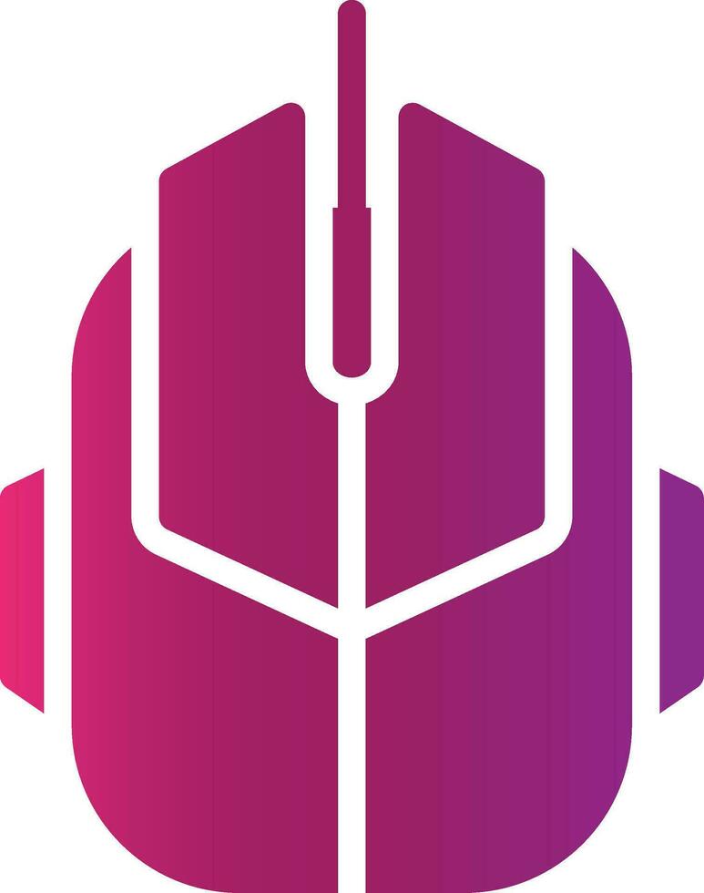 Gaming Mouse Creative Icon Design vector