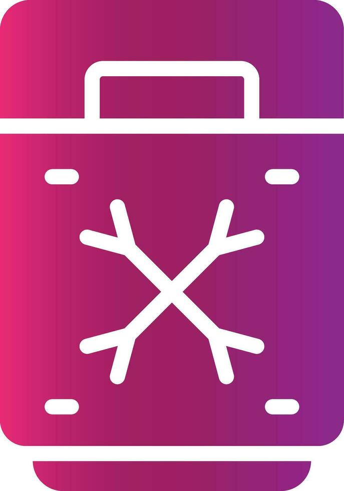 Freezer Creative Icon Design vector