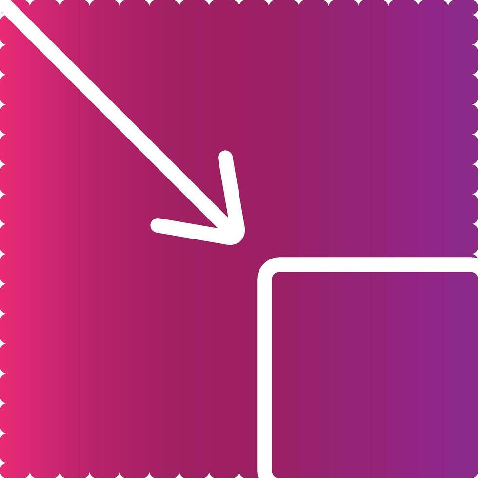 Downsizing Creative Icon Design vector