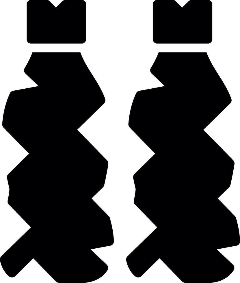Waste Plastic Creative Icon Design vector