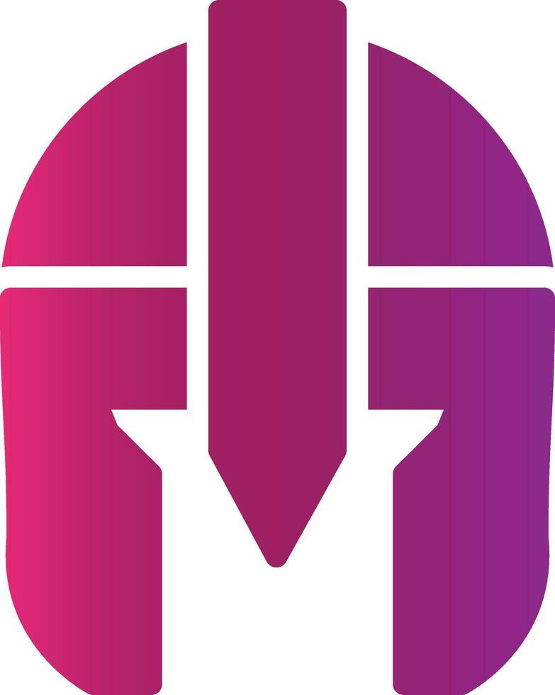 Glyph Gradient Design vector
