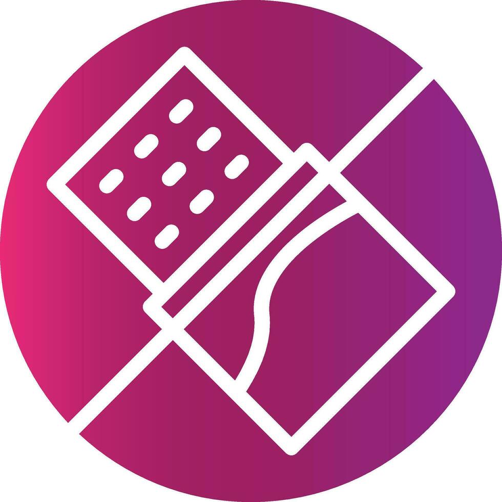 Glyph Gradient Design vector