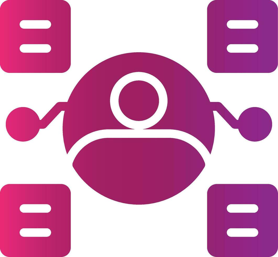 User Predictions Creative Icon Design vector
