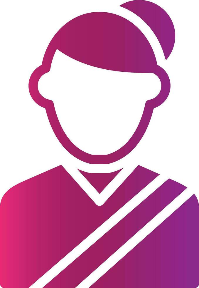 Glyph Gradient Design vector