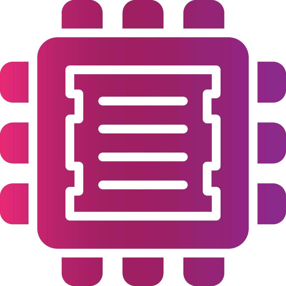 Processor Creative Icon Design vector