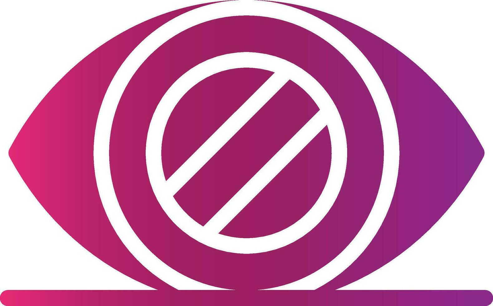 Glaucoma Creative Icon Design vector