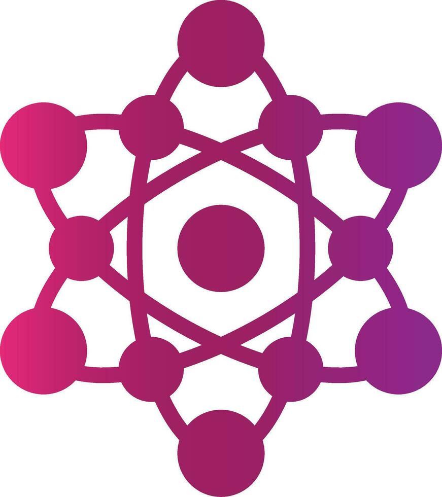 Atom Creative Icon Design vector