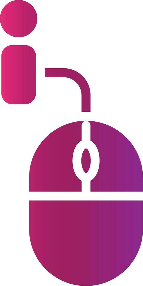 Glyph Gradient Design vector
