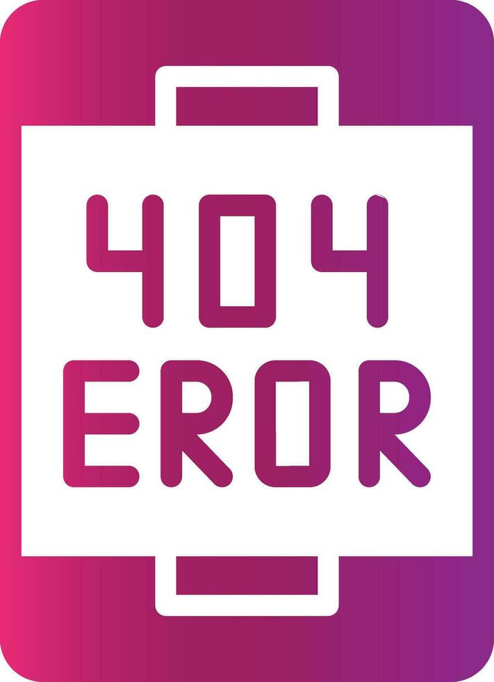 diseño de icono creativo de error vector