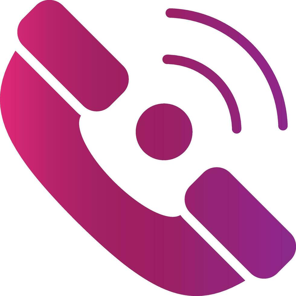 Phone Receiver Creative Icon Design vector