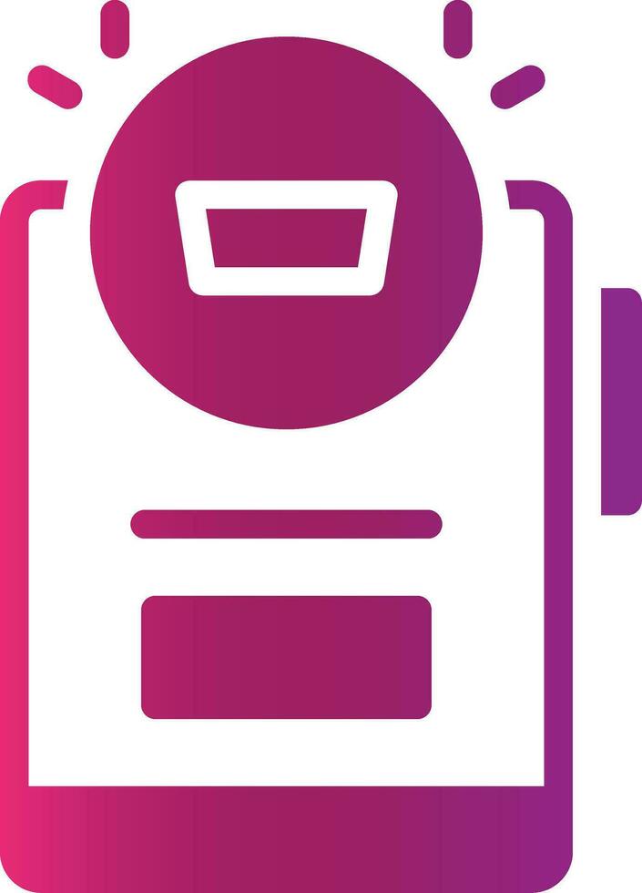 Light Creative Icon Design vector
