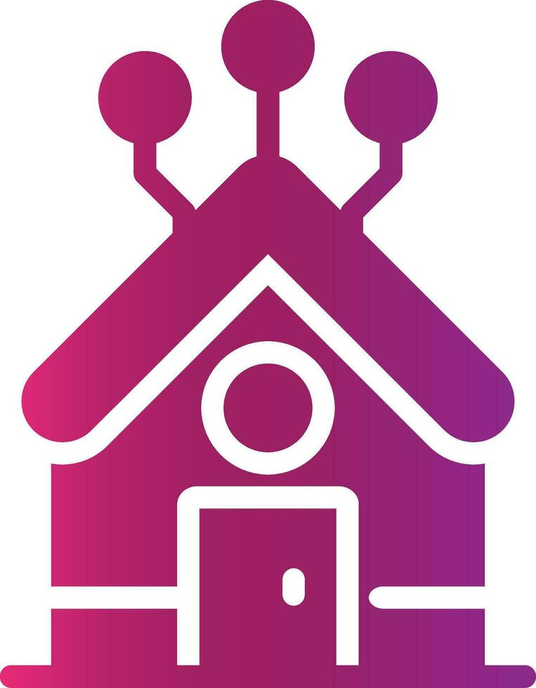 Home Network Creative Icon Design vector