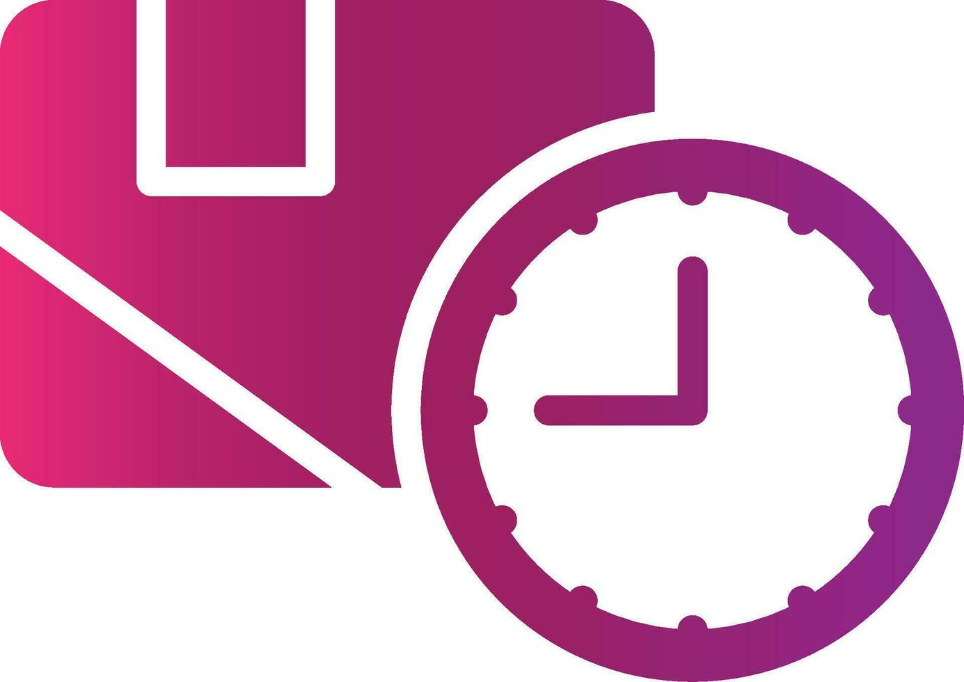 Estimated Delivery Creative Icon Design vector