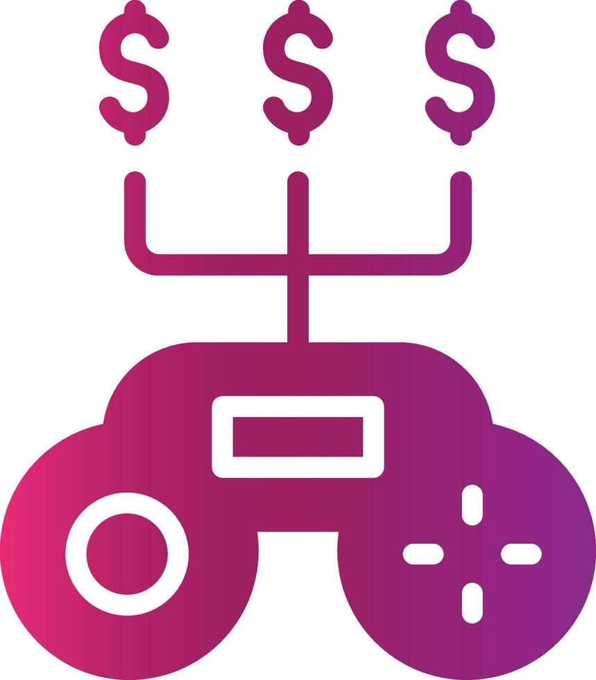 Game Money Creative Icon Design vector