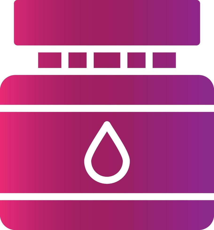 Ink Bottle Creative Icon Design vector