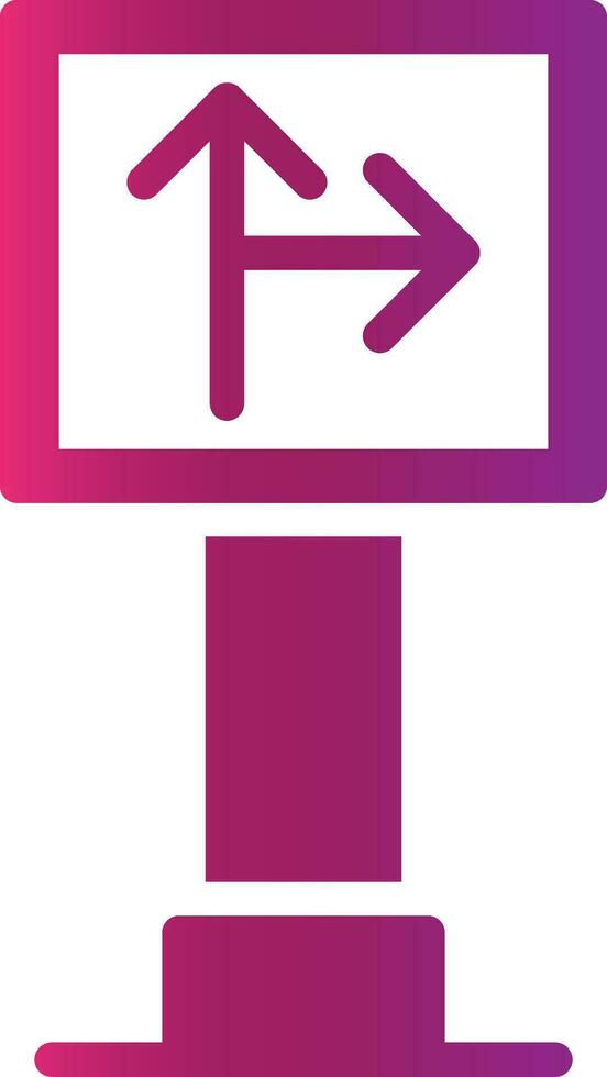 Glyph Gradient Design vector