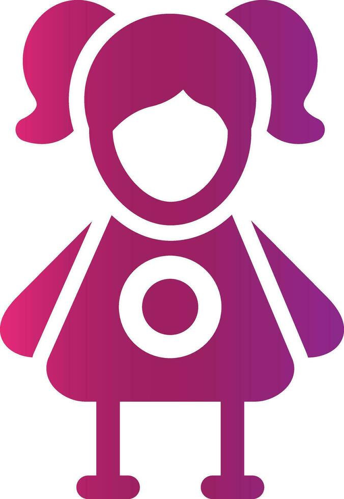 Doll Creative Icon Design vector