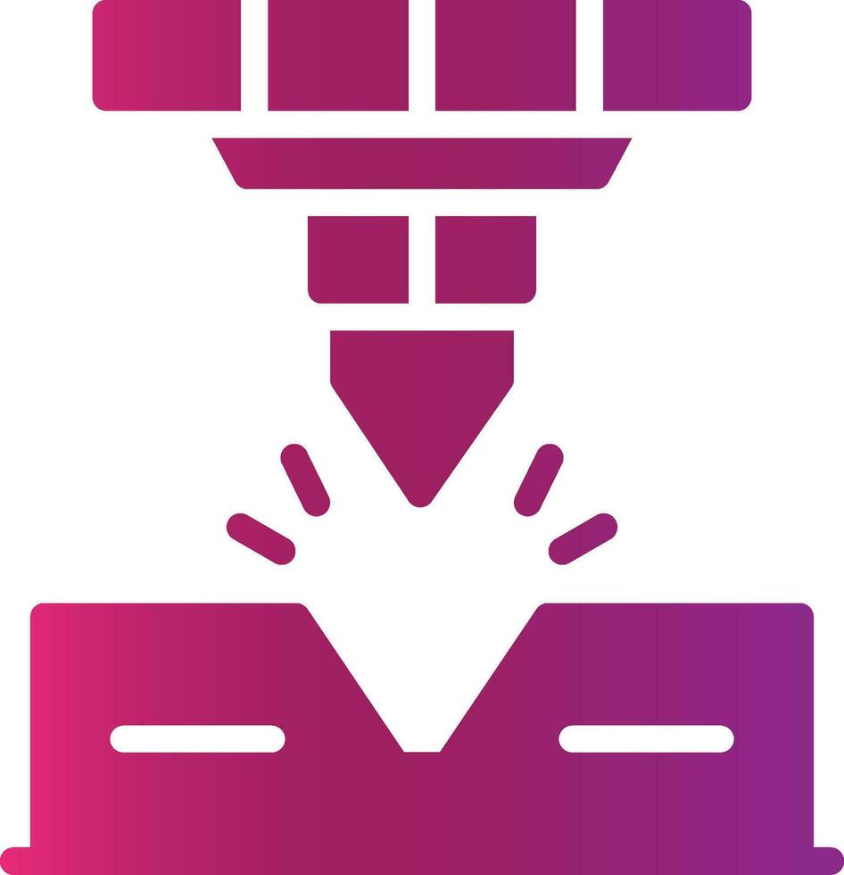 Glyph Gradient Design vector