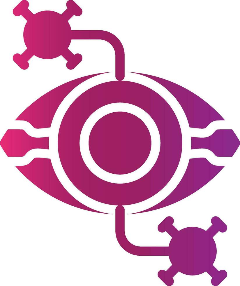 Eye Disease Creative Icon Design vector