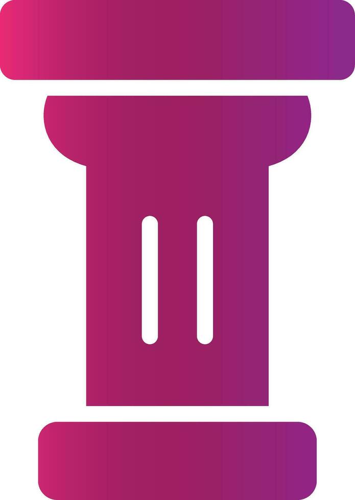 Pillar Creative Icon Design vector