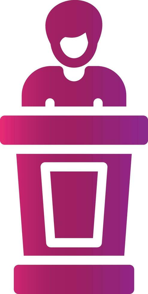 Glyph Gradient Design vector