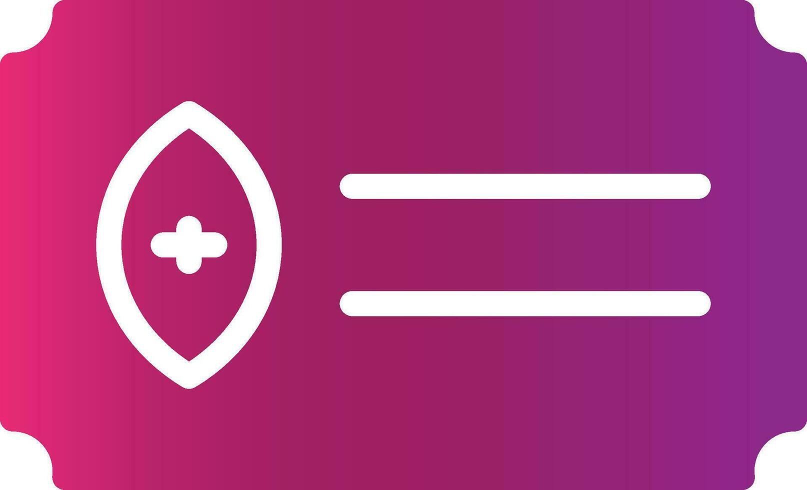 Ticket Creative Icon Design vector