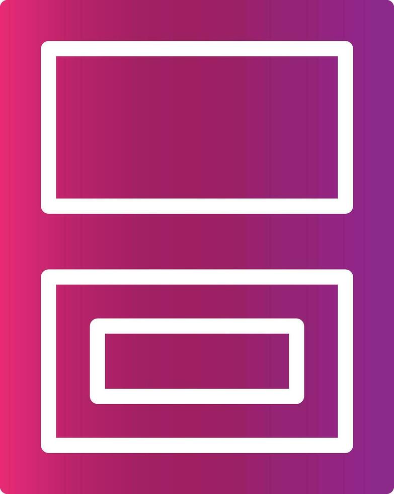 Glyph Gradient Design vector