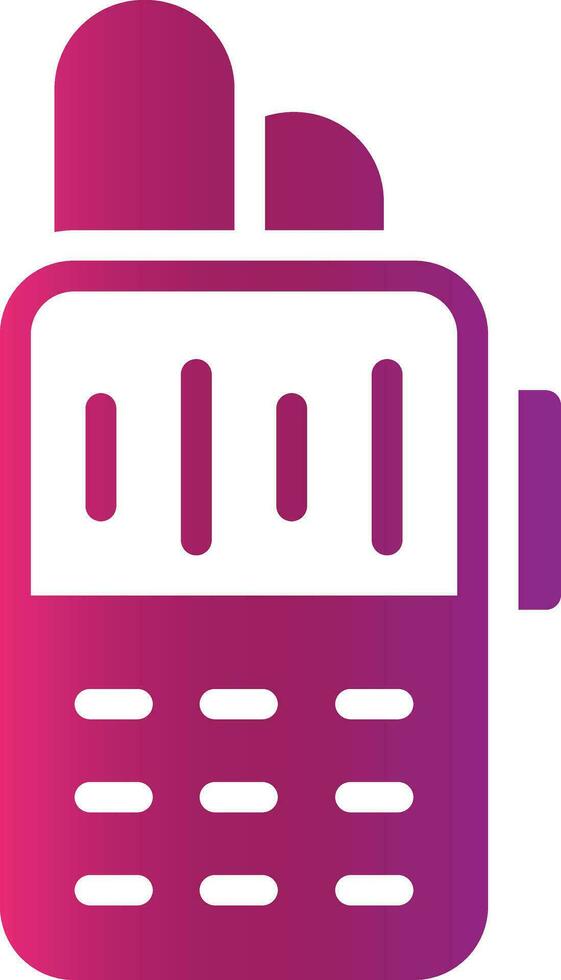 Walkie Talkie Creative Icon Design vector