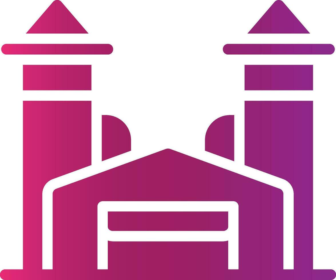 Factory Creative Icon Design vector