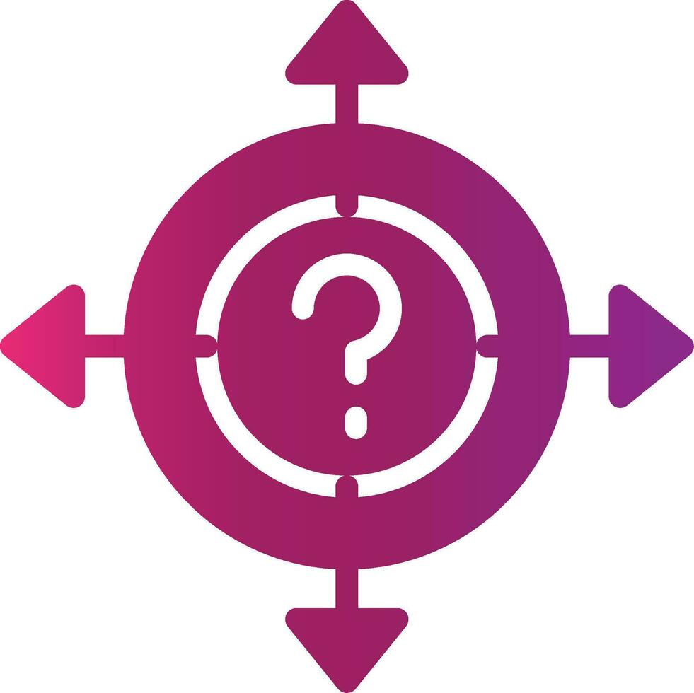Glyph Gradient Design vector