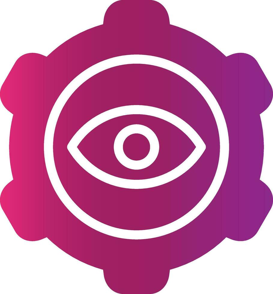 Eye Setting Creative Icon Design vector