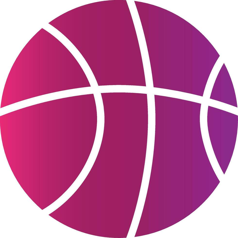 diseño de icono creativo de baloncesto vector