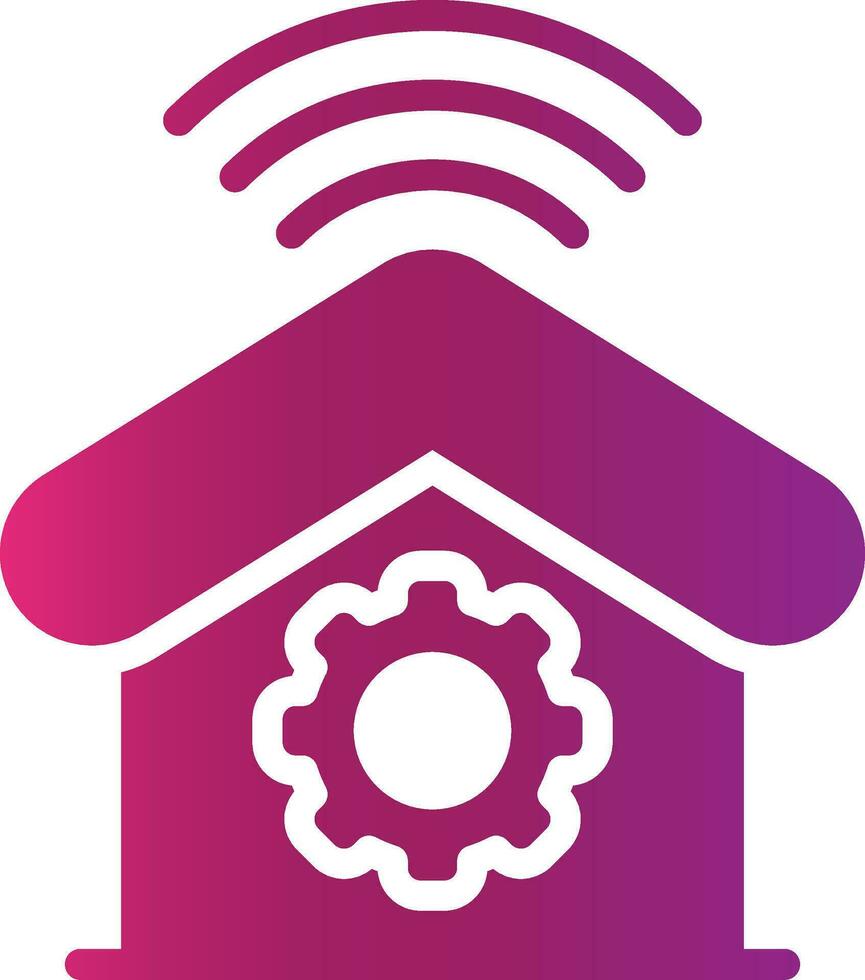 Home Automation Creative Icon Design vector