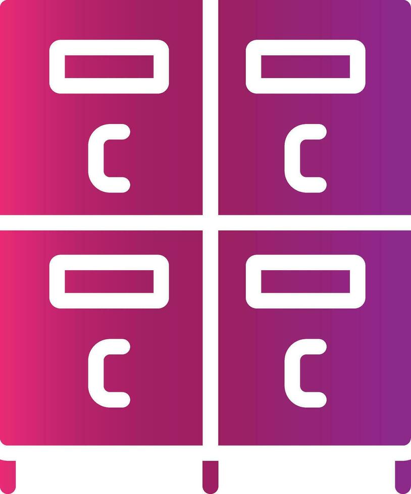 Locker Creative Icon Design vector