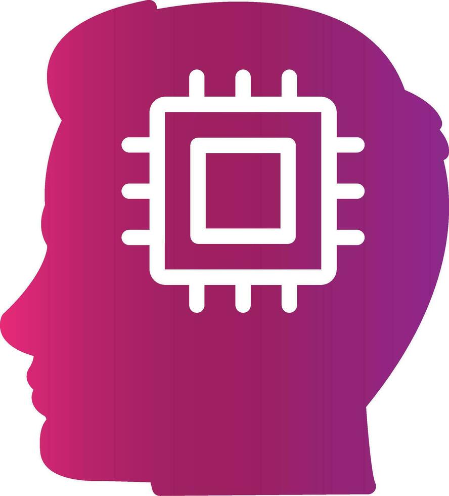Human Processor Creative Icon Design vector
