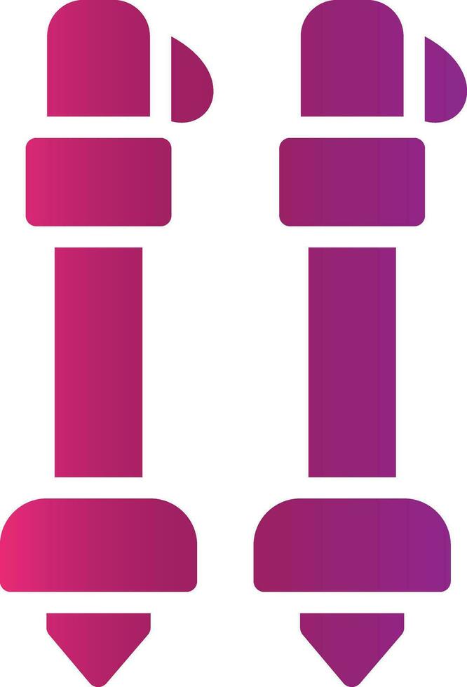 Ski Poles Creative Icon Design vector
