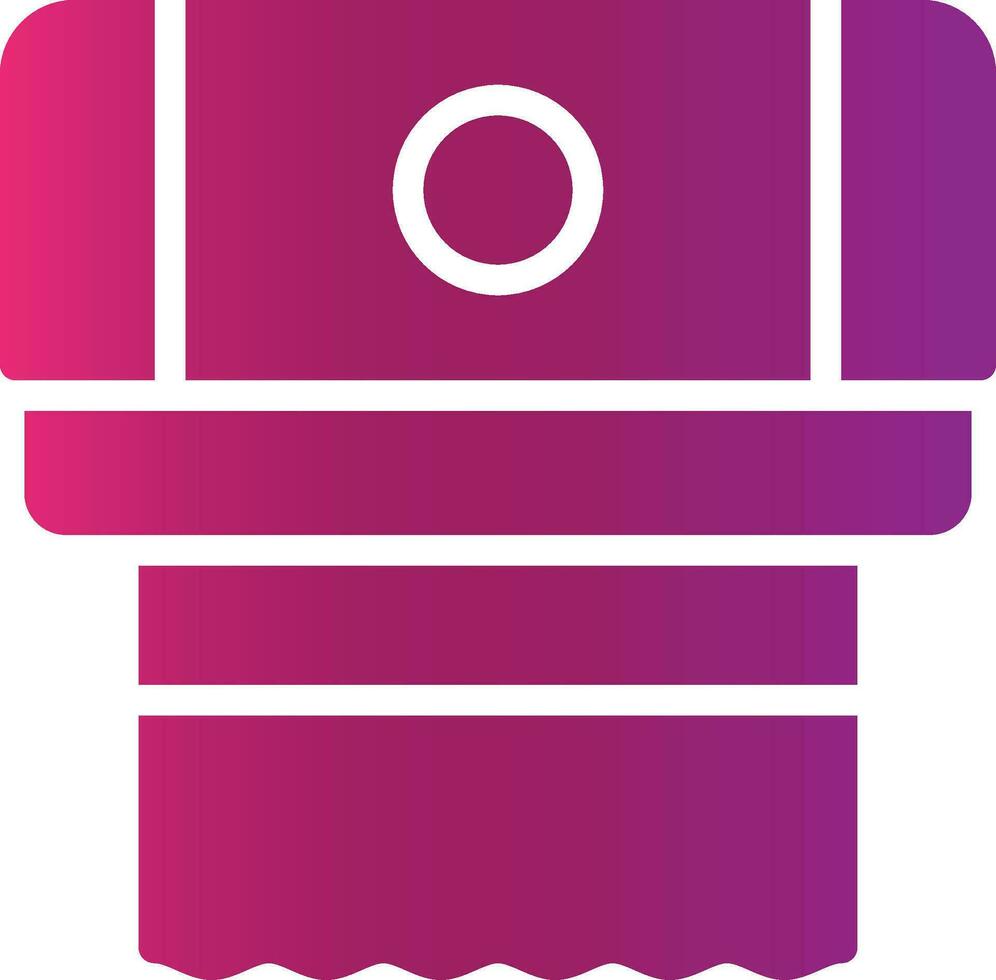 Paper Towel Creative Icon Design vector