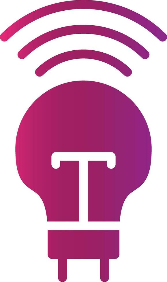 Smart Bulb Creative Icon Design vector