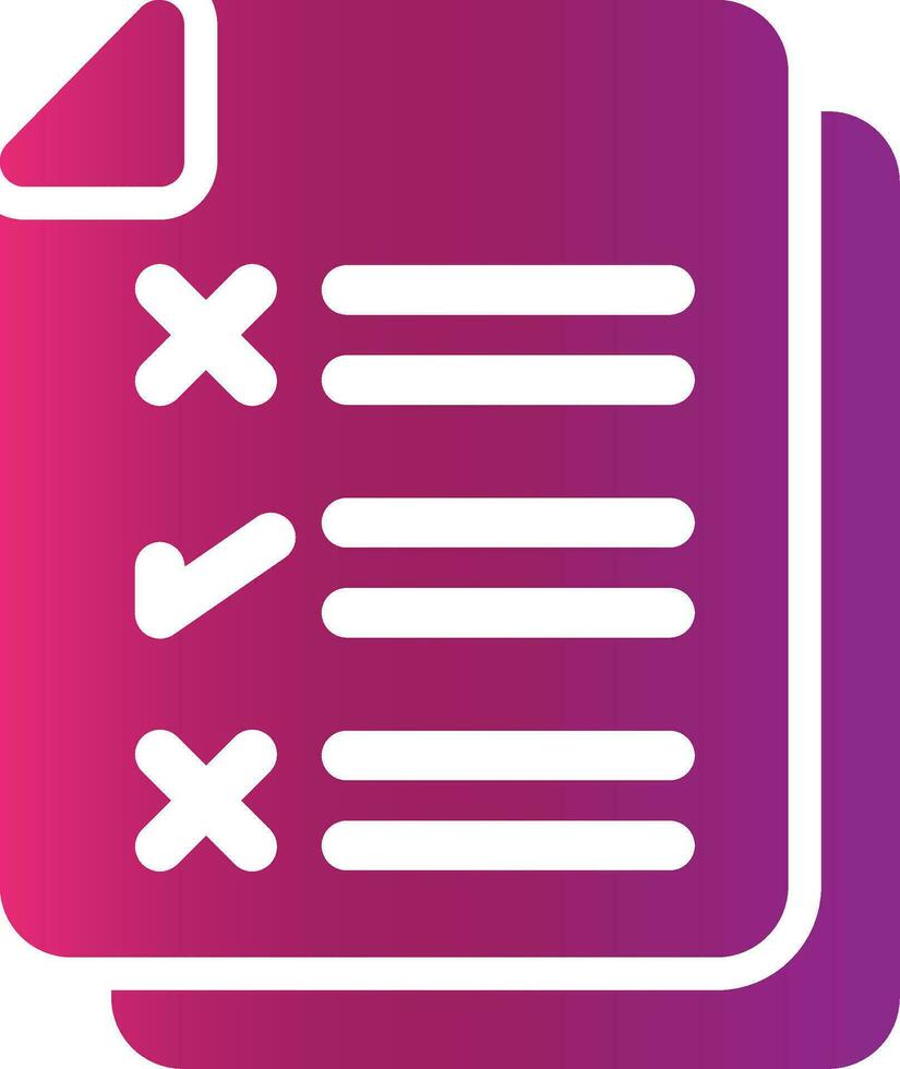 Exam Creative Icon Design vector