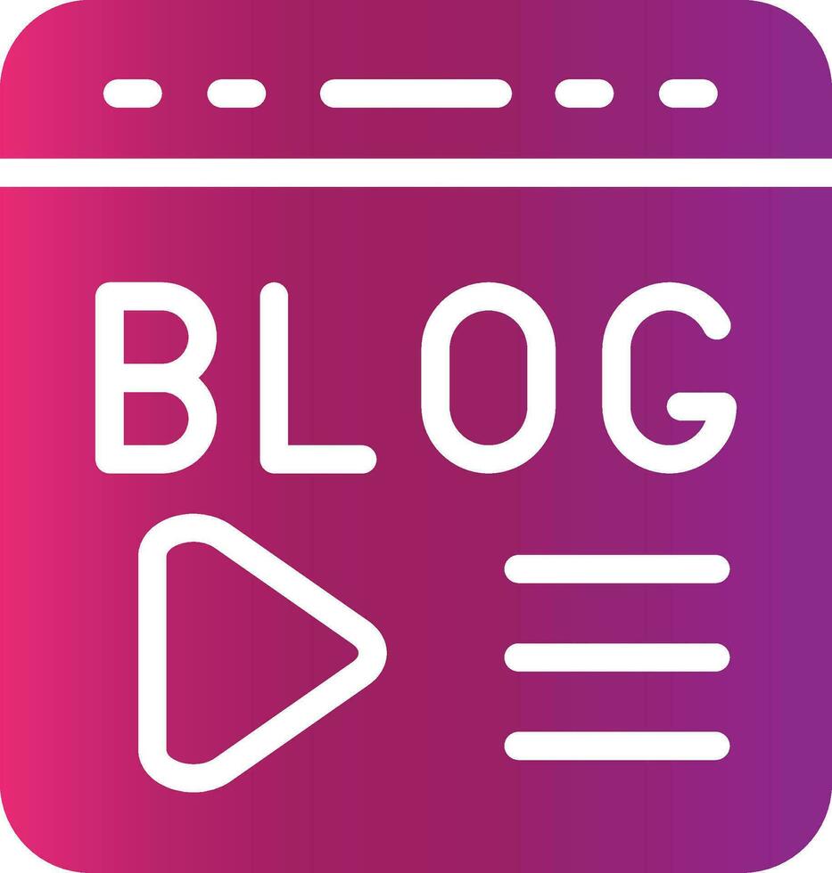 Blogging Creative Icon Design vector