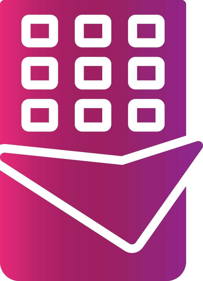 Glyph Gradient Design vector
