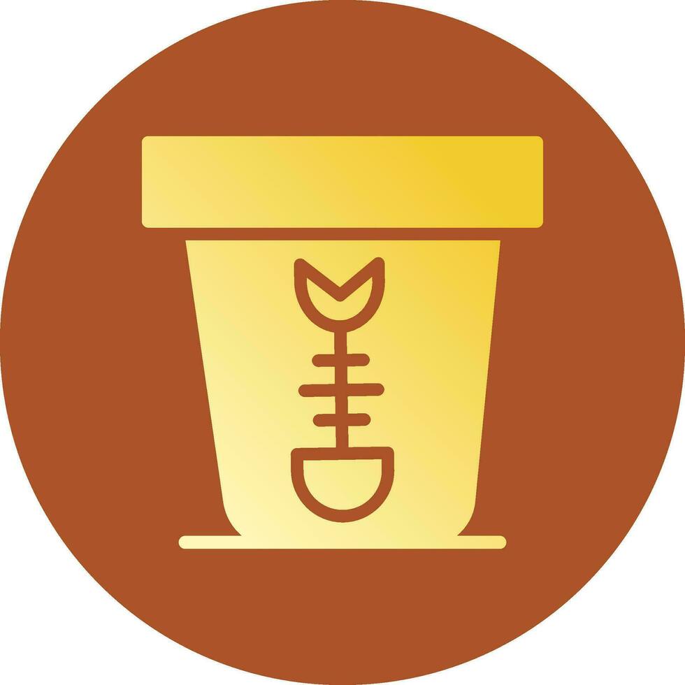 Food Waste Creative Icon Design vector