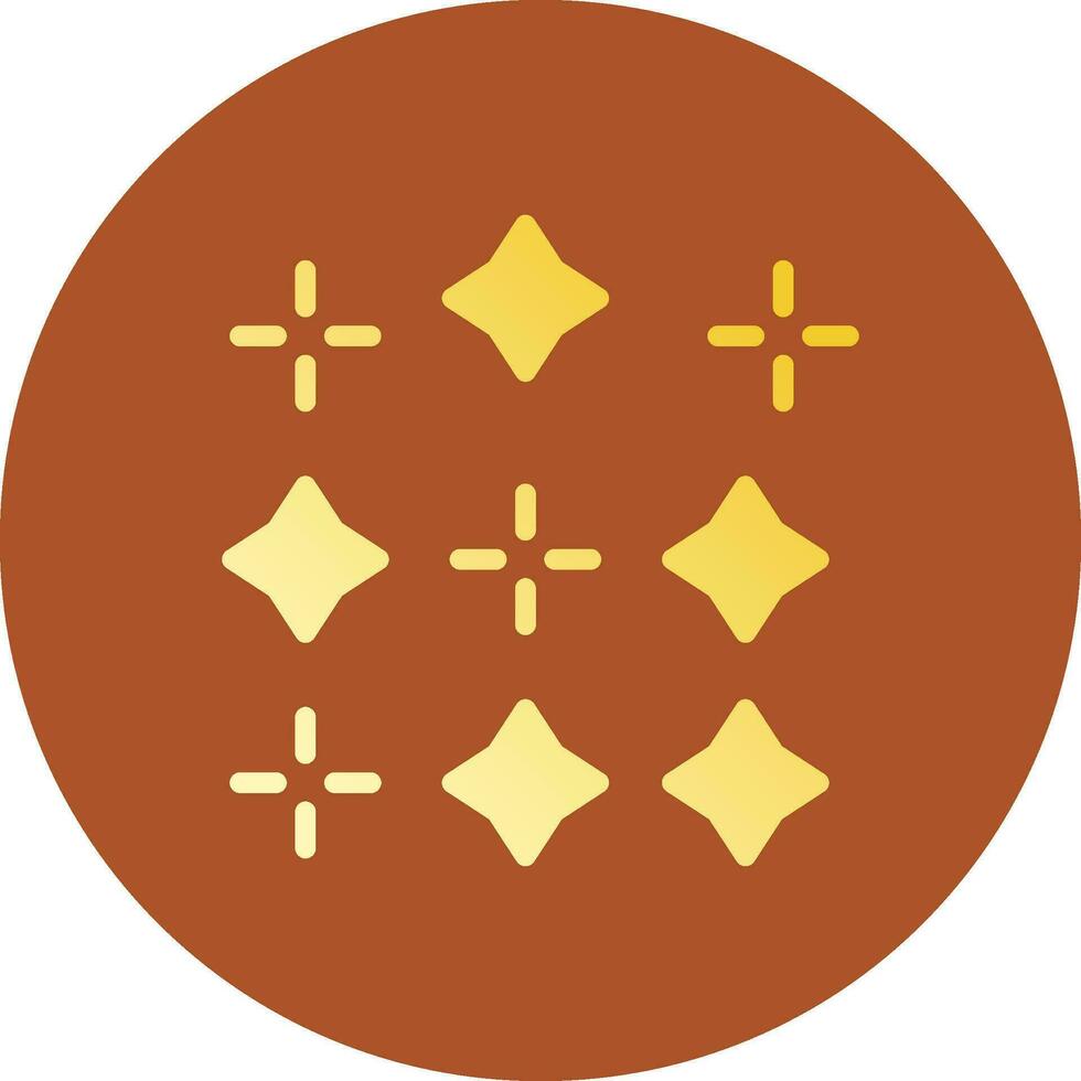 Glyph Gradient Circle Design vector