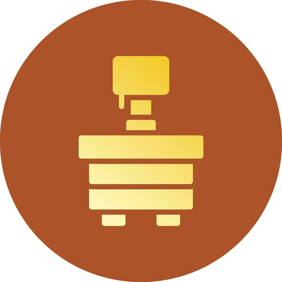 Side Table Creative Icon Design vector